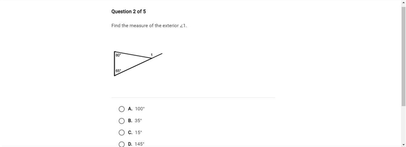 Find the measure of exterior angle 1-example-1