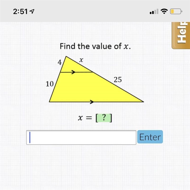 Find the value of x acellus help please-example-1