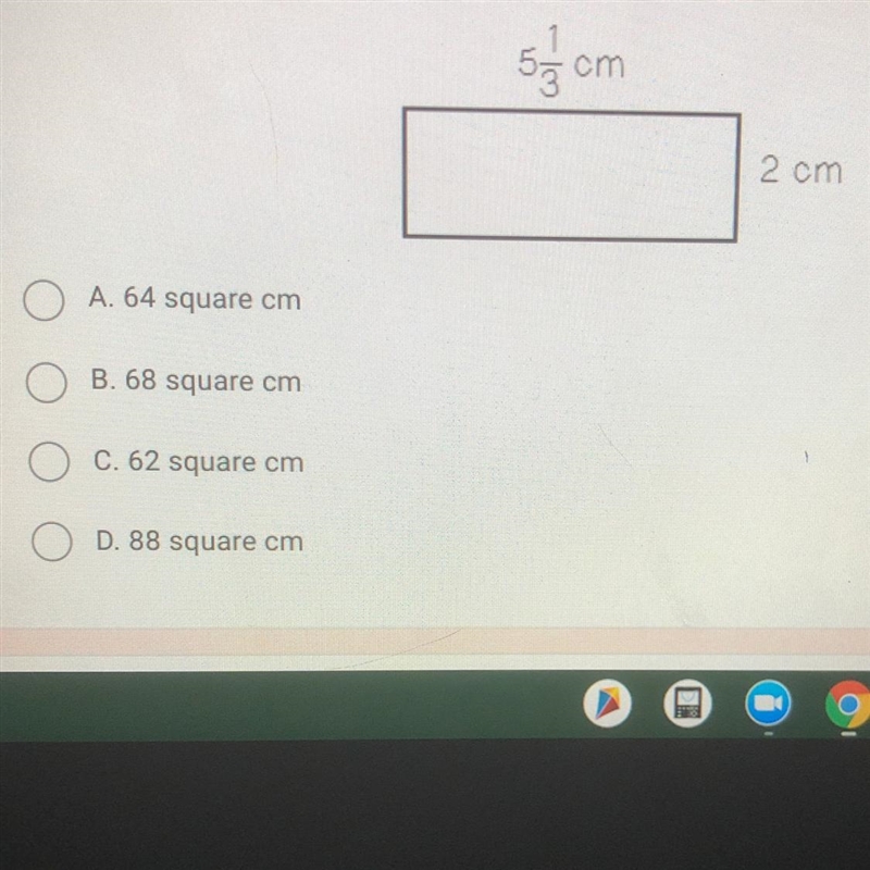 The rectangle below represents the base of a rectangular prism. If the height of the-example-1