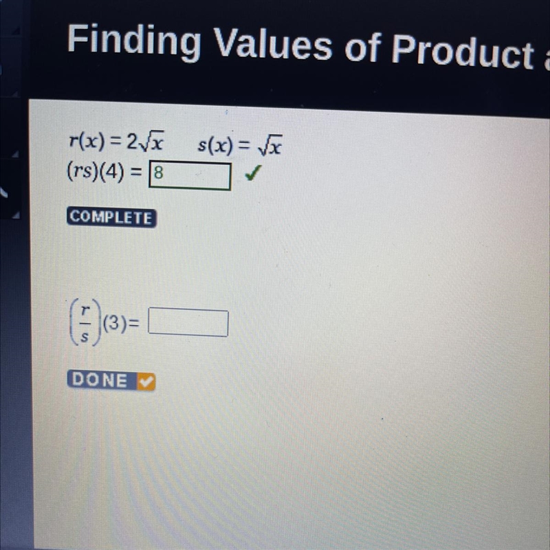 (r/s)(3)= It’s a two part question, I’m to lazy to answer-example-1