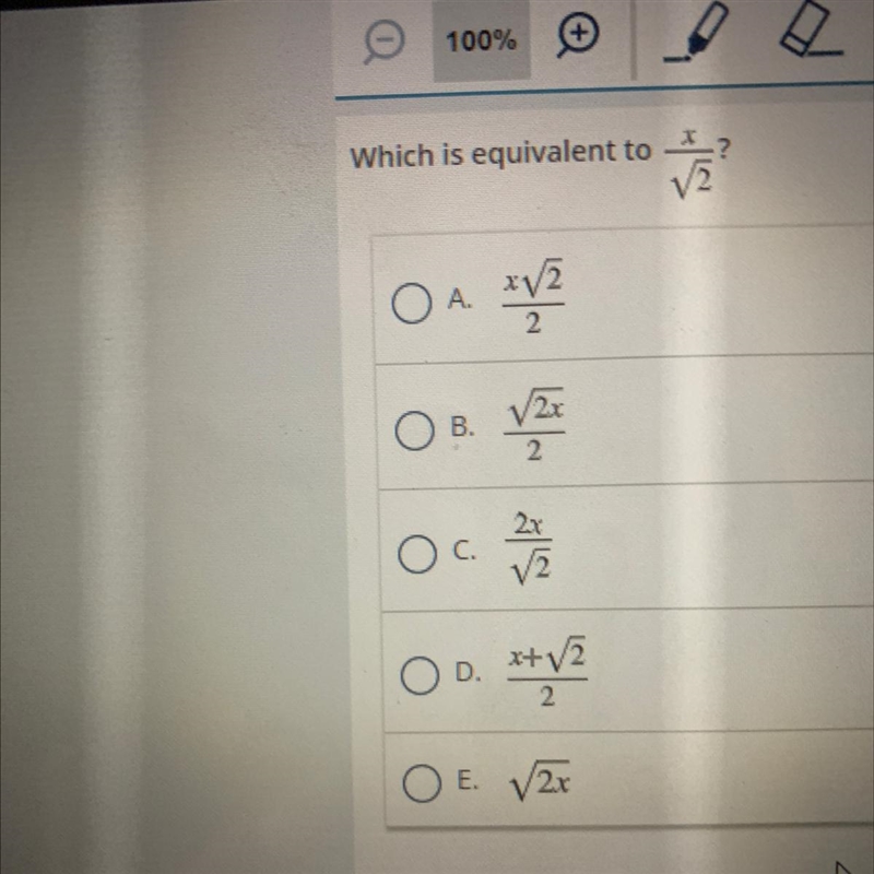 Which is equivalent?-example-1