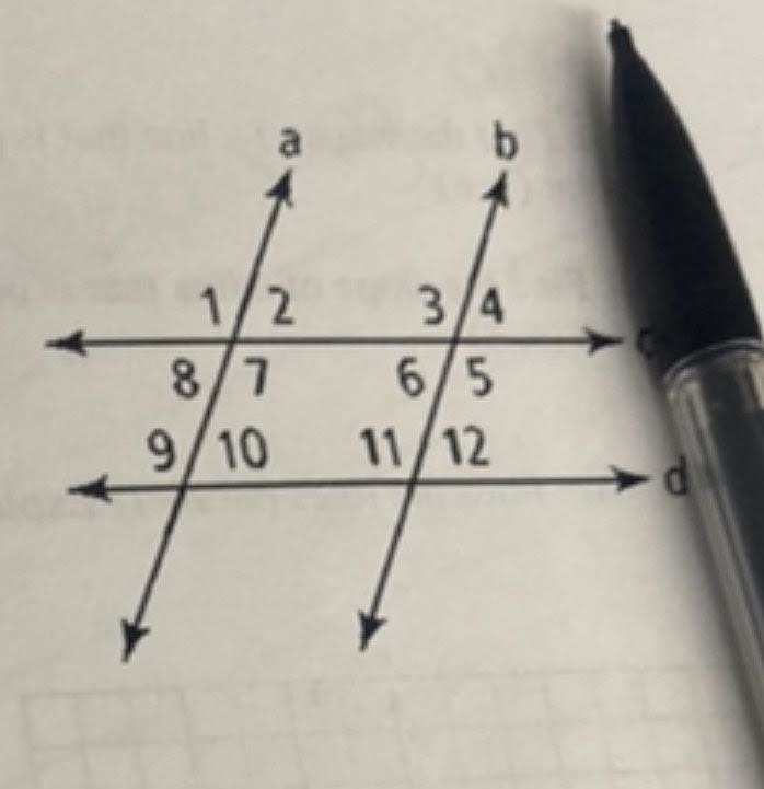 Urgent! <6 and what angle are corresponding angles?-example-1