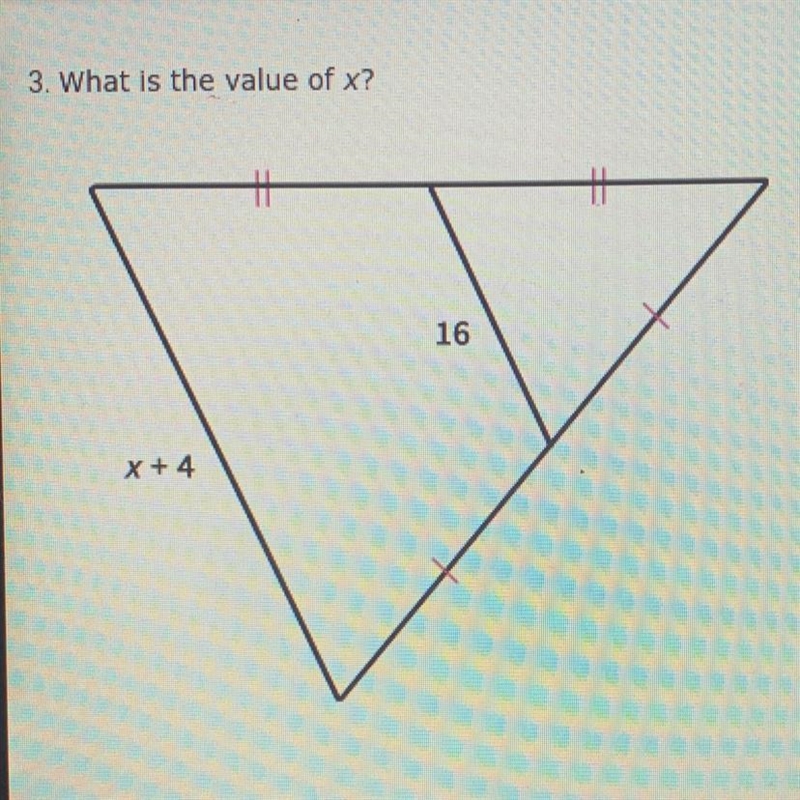 3. What is the value of x? A.36 B.32 C.12 D.28-example-1