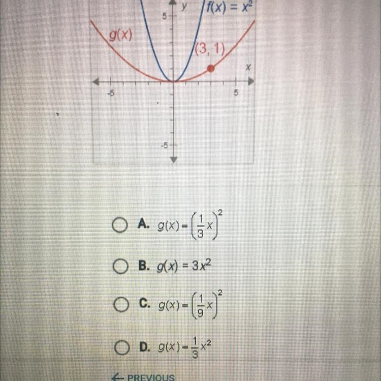 F(x)=x2. what is g(x)?-example-1