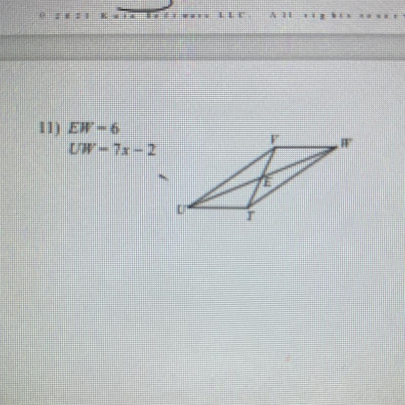 Solve for x each figure is a parallelogram please help-example-1