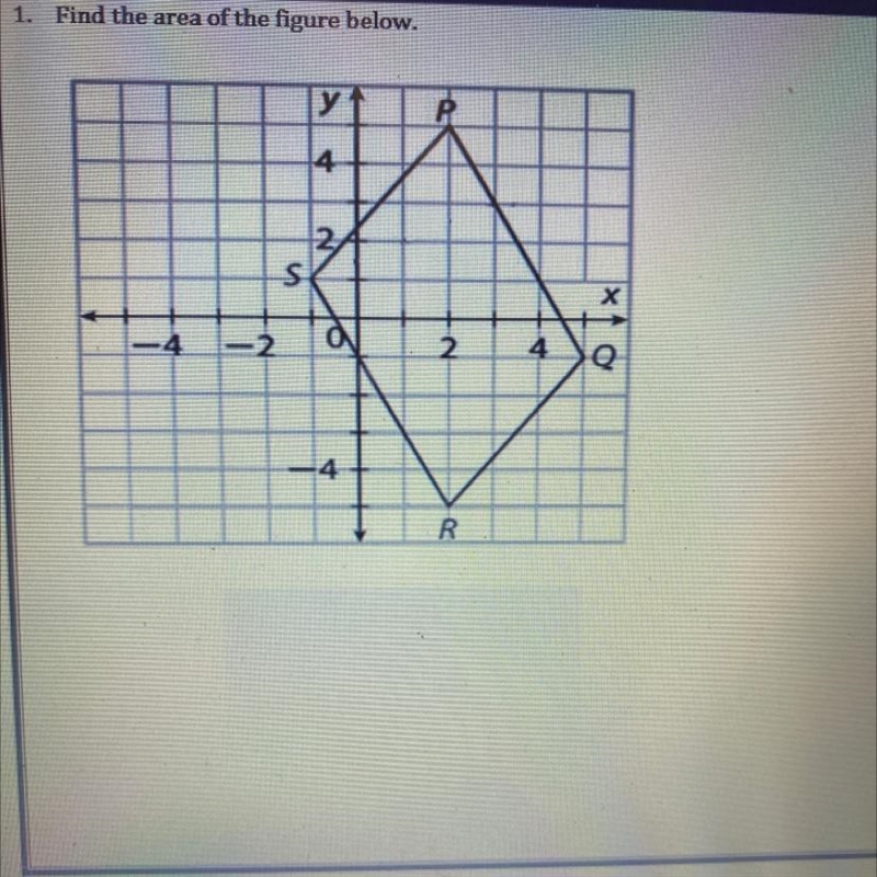 Find the area of the figure below-example-1