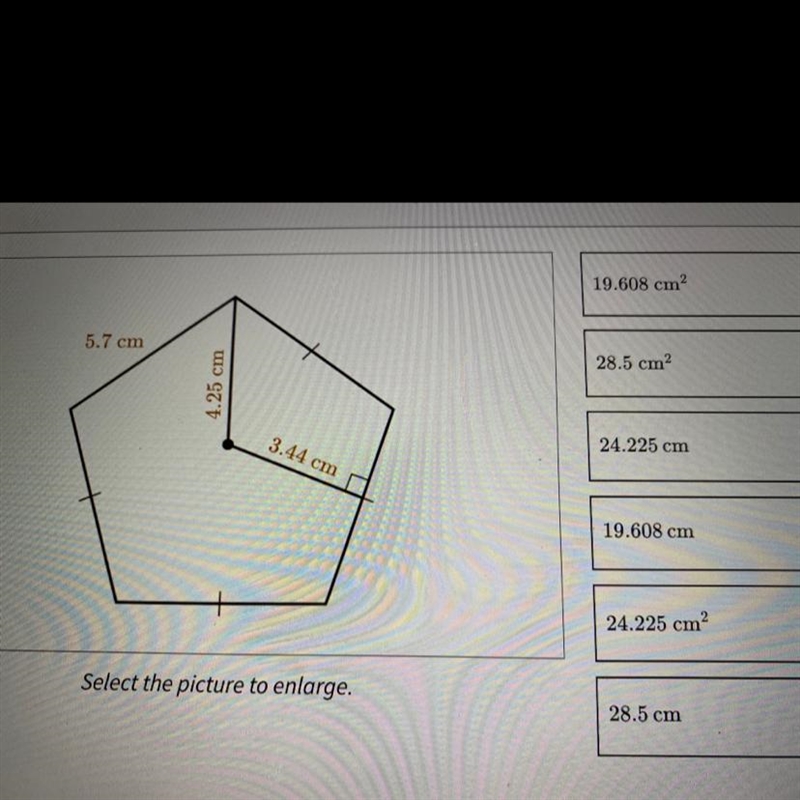 What is the perimeter of this regular pentagon?-example-1