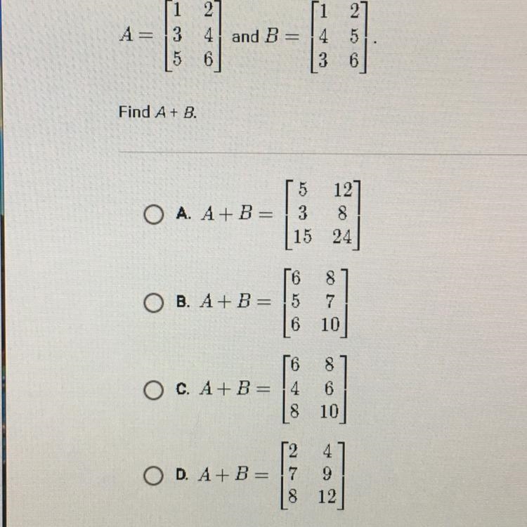 Find A + B. Help me please.-example-1