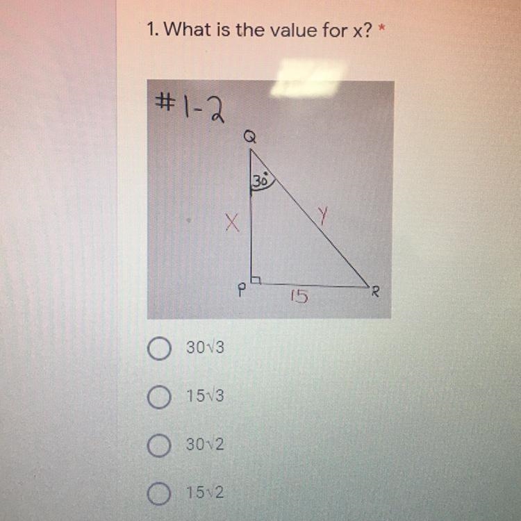 Special right triangle need help asap!-example-1