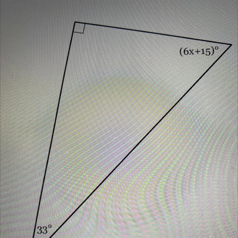 (6x+15) 33° NEED HELP ASAP-example-1