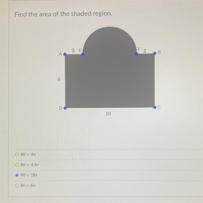 Find the area of the shaded region.-example-1