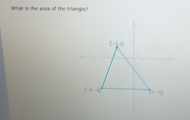 What is the area of the triangle? ​-example-1