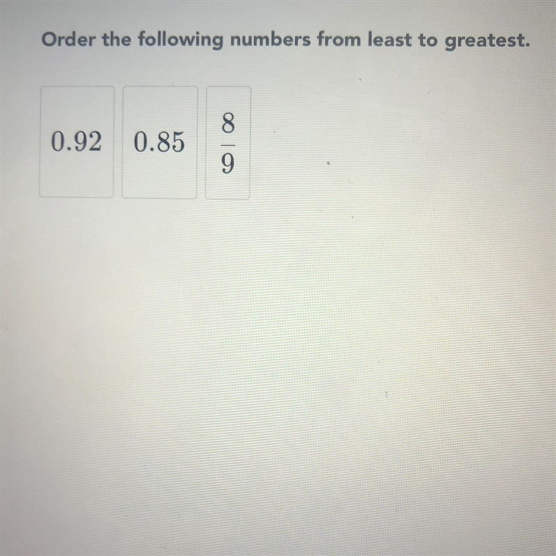 What is the order for least to greatest?-example-1