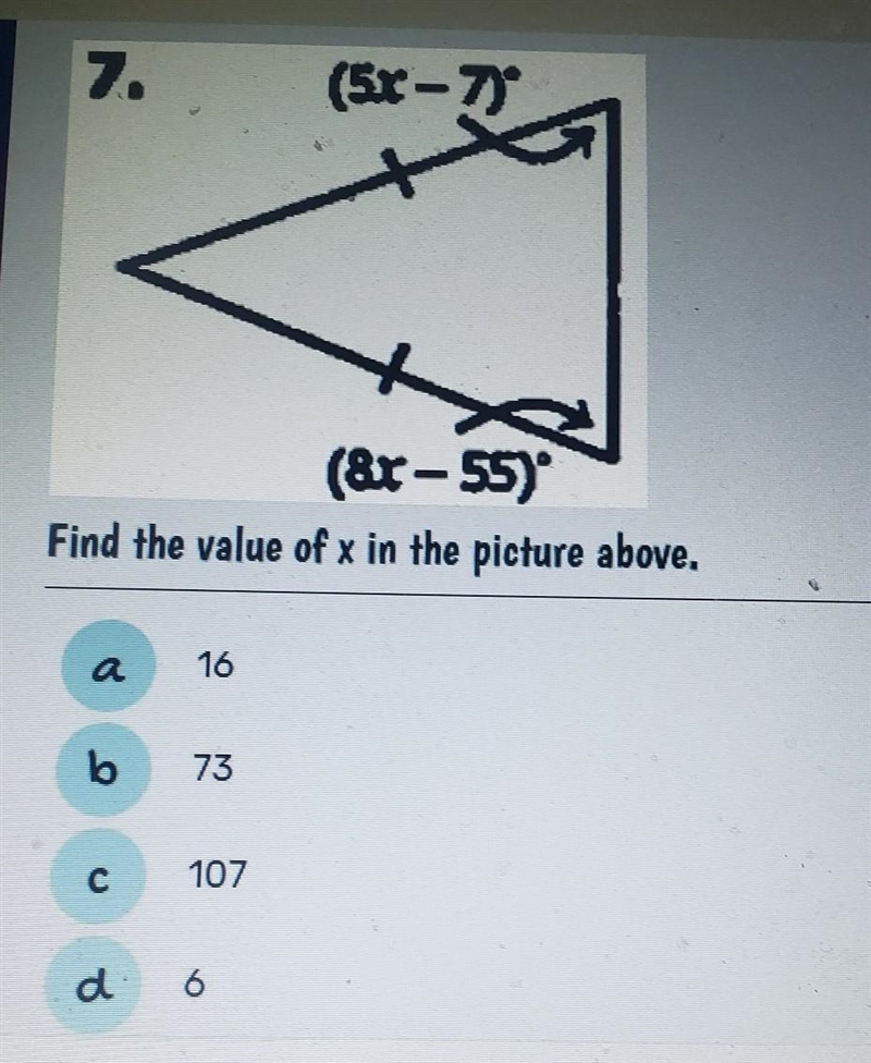 Find the value of x pls and thank you​-example-1