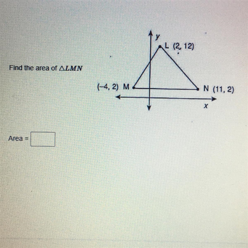 HELP PLEASE. Question is in picture AREA=-example-1