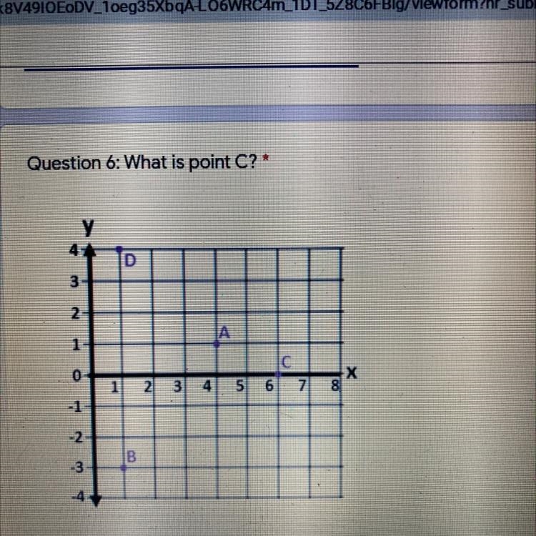 What is point c on the coordinate-example-1