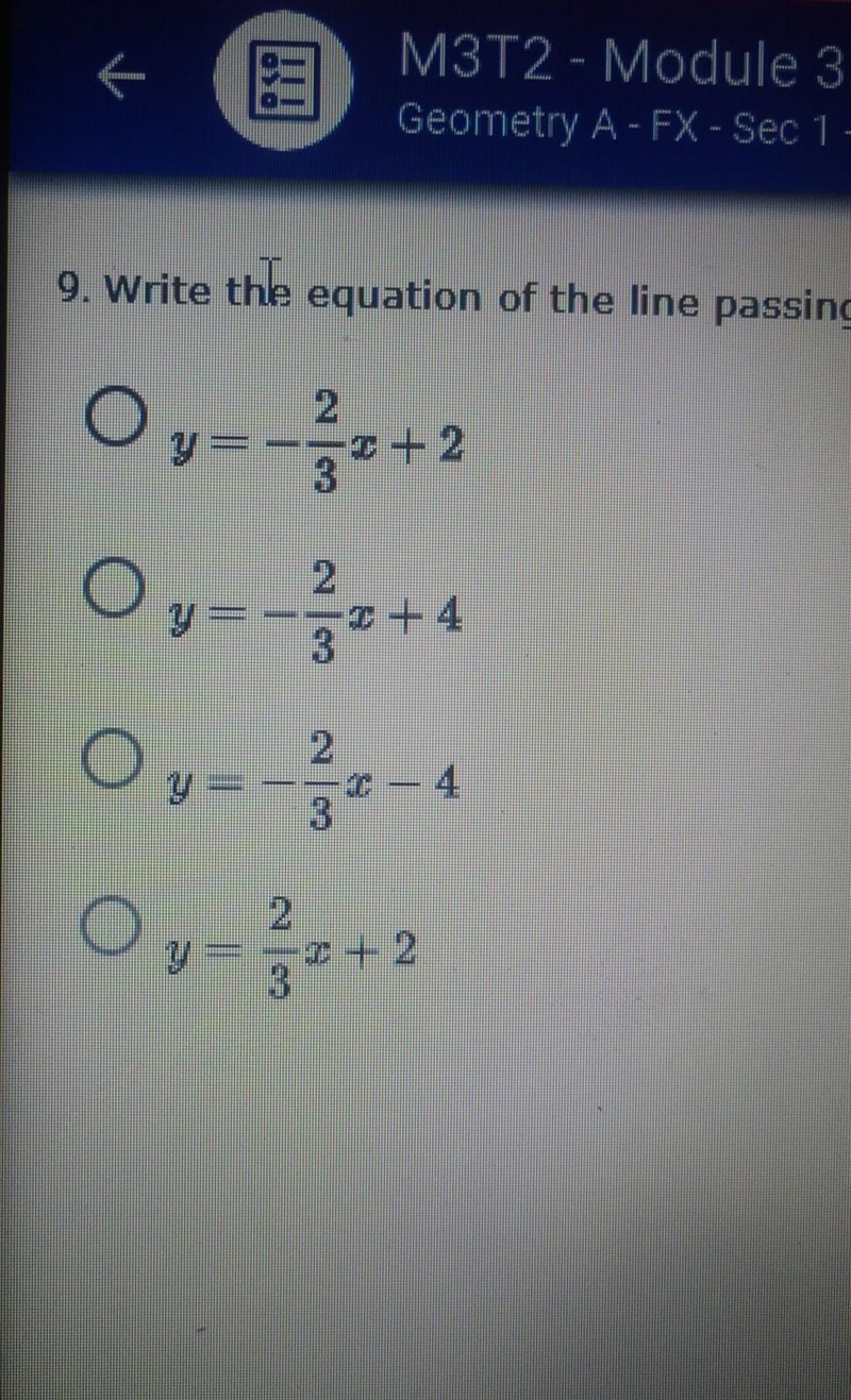 Write the equation of the line passing through point (-6,0) and perpendicular to y-example-1