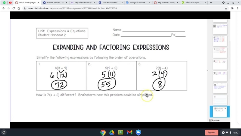 How is 7 (x + 2) different? Brainstorm how this problem could be simplified Help ples-example-1