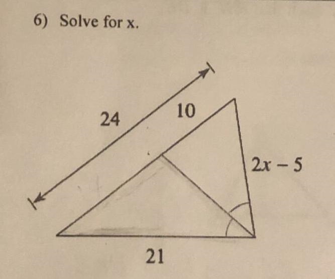 Solve for x with an explanation please thank you-example-1