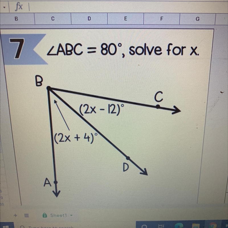 Solve for x and explain-example-1