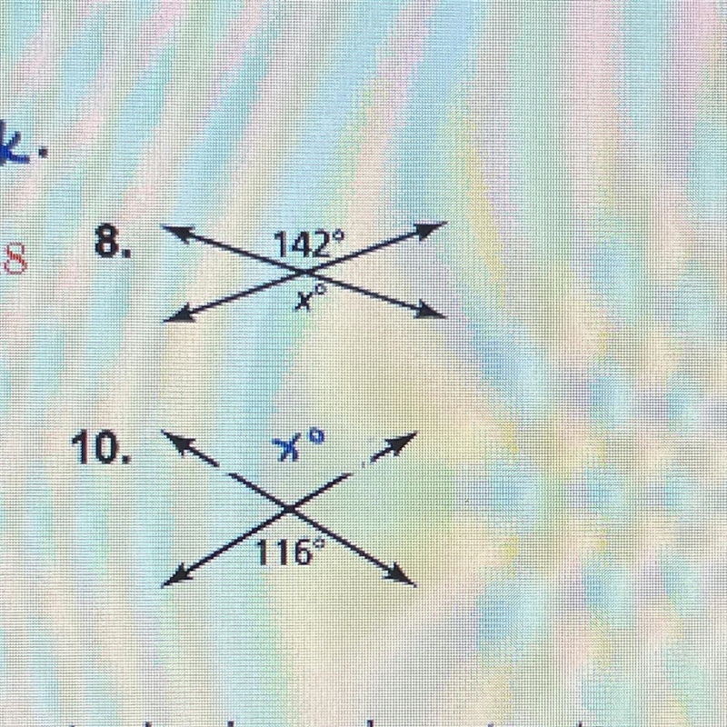 Find the value of x (show your work)-example-1