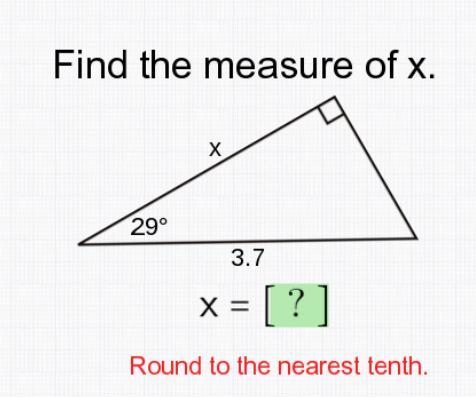 I NEED HELP WITH ANOTHER ONE FIND THE MEASURE OF X-example-1