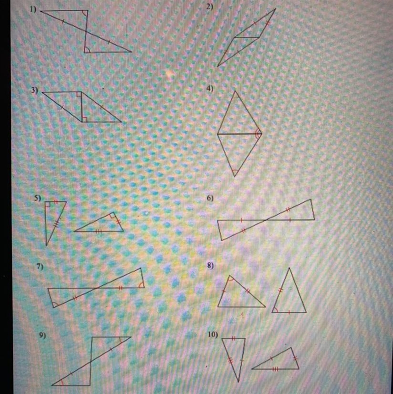 Determine if the two triangles are congruent. If they are, state how you know. SAS-example-1