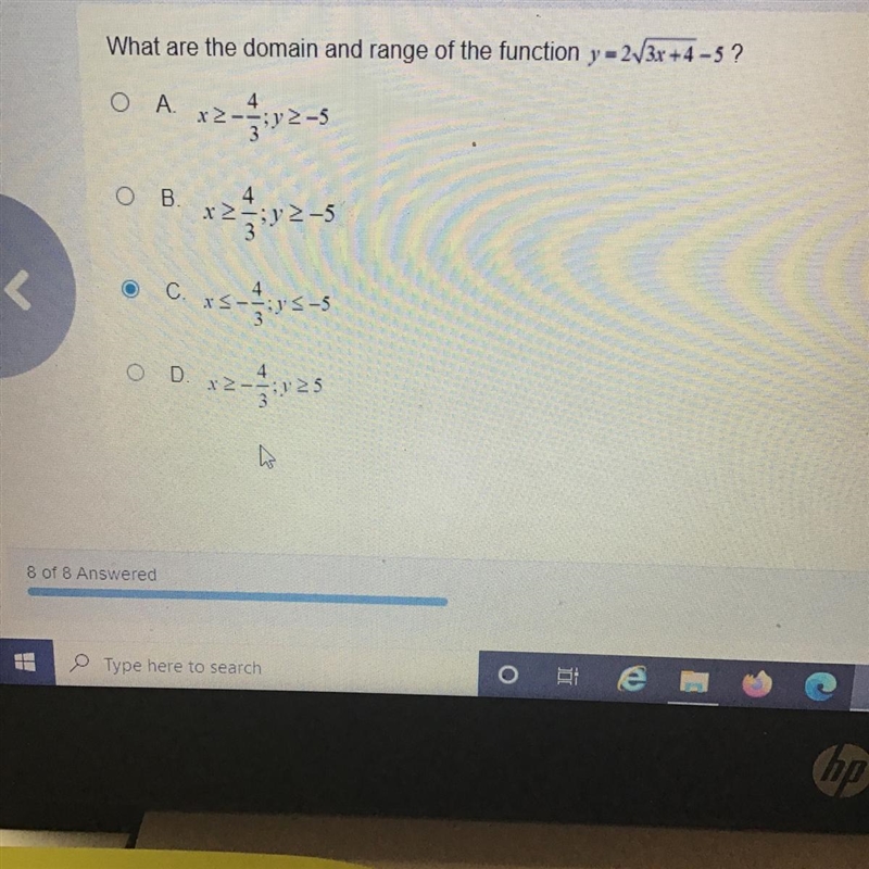 What is the domain and range function?-example-1