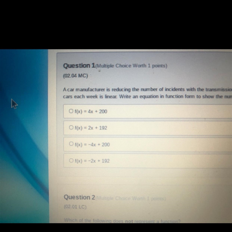 Someone pls help me I will make you brain A car mechanic is reducing the number of-example-1