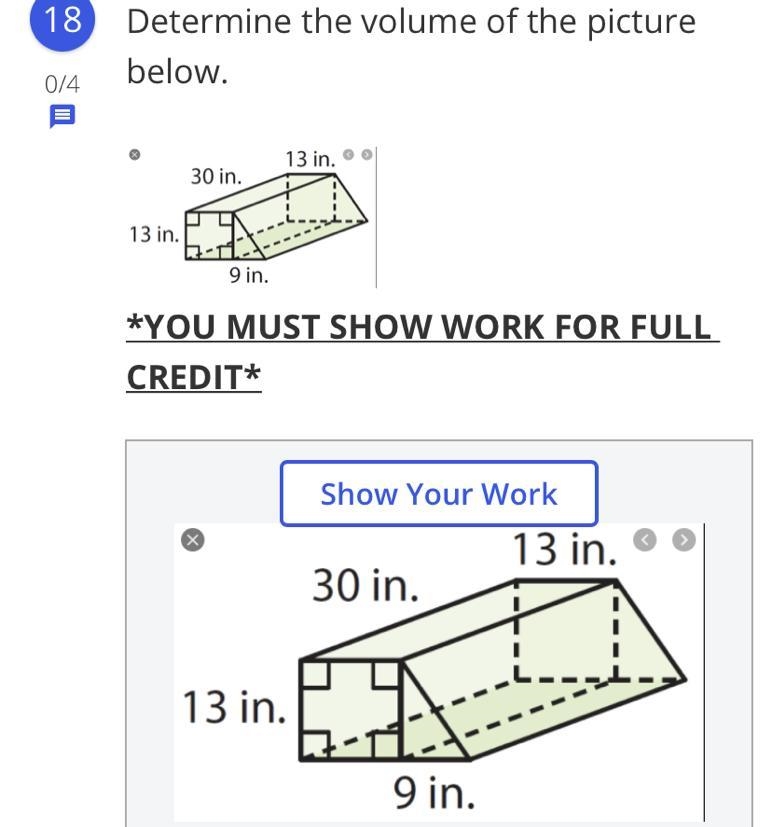 Determine the volume of the picture below. Please help-example-1