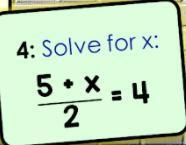 Solve for x, no links please!-example-1