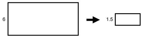 What scale factor was applied to the first rectangle to get the resulting image?-example-1