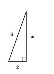 Please HELP! USE PYTHAGOREAN THEOREM TO FIND RIGHT TRIANGLE SIDE LENGTHS formula A-example-1