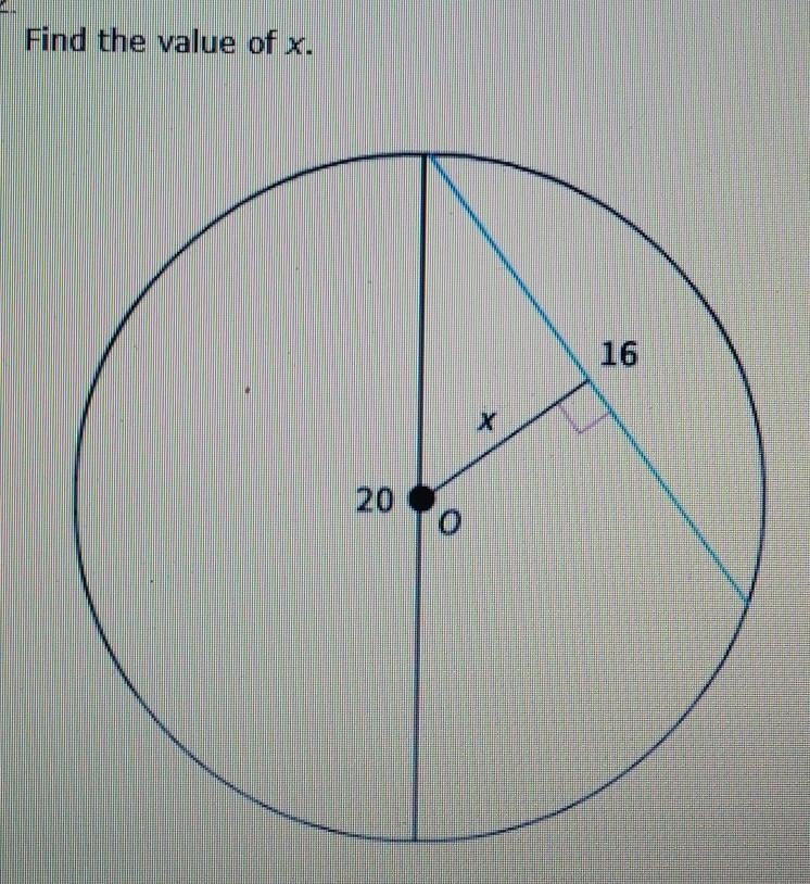 Find the value of x a) 5 b) 4 c) 6 d) 7​-example-1