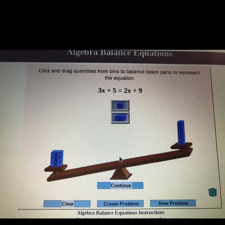 3x + 5 = 2x + 9 What do I do???-example-1