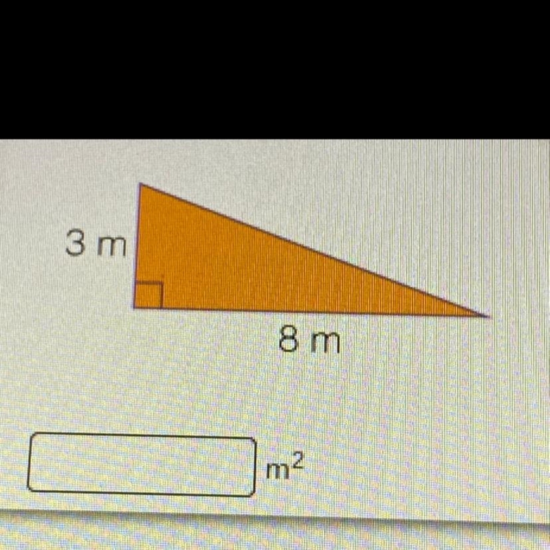 Find the area of the triangle-example-1