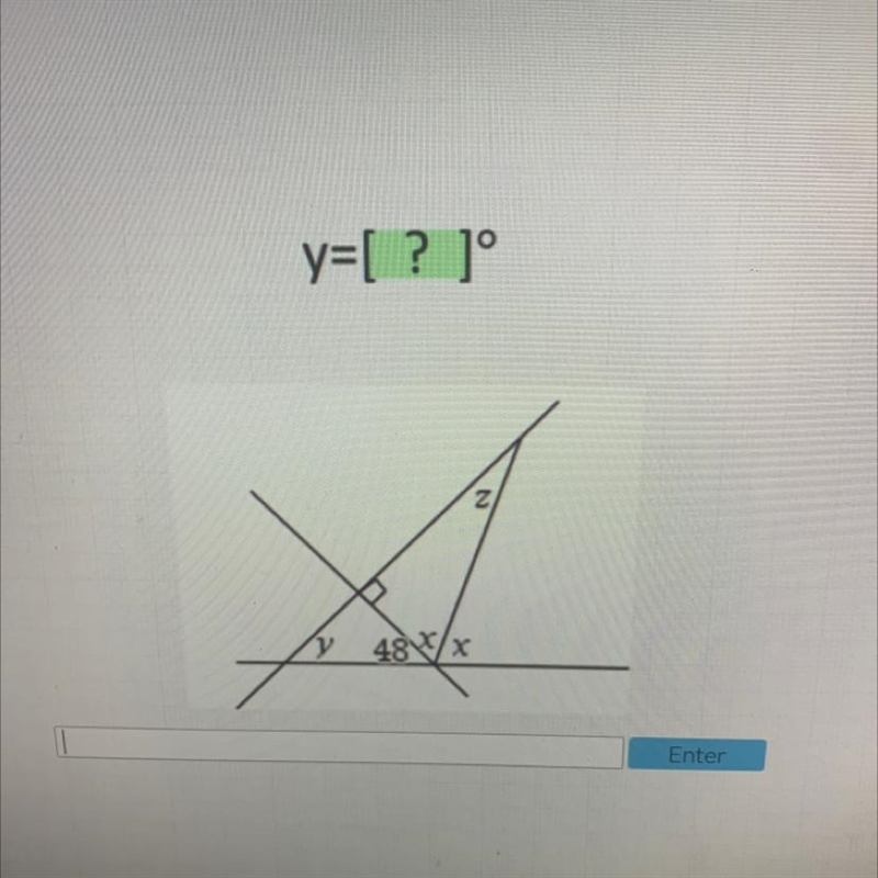 Y=[ ? ]° what’s y equal-example-1