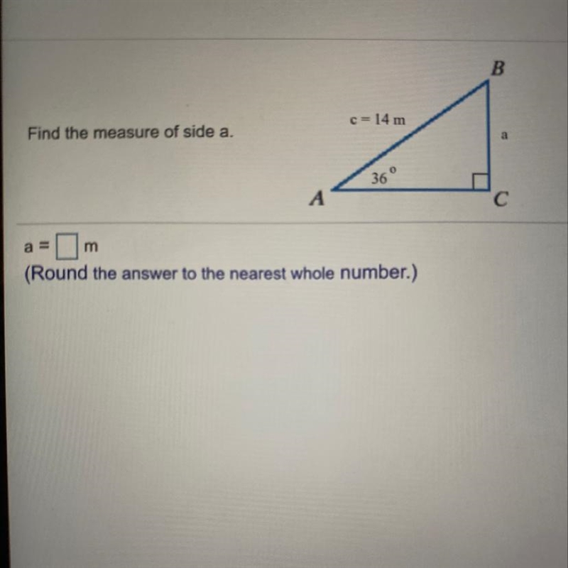 Find the measure of side a-example-1