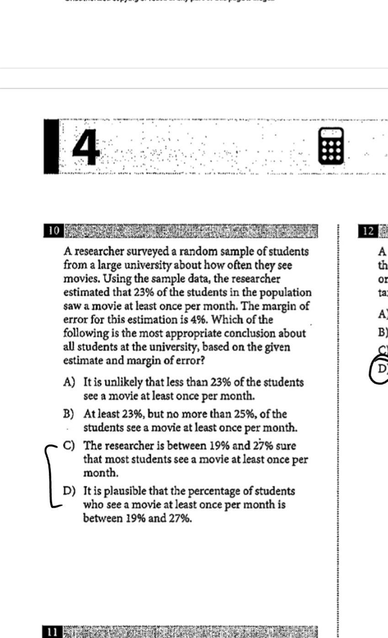 URGENT! I'm not quite sure if it's either C or D...Can someone please help me?​-example-1