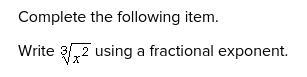 Write using a fractional exponent.-example-1