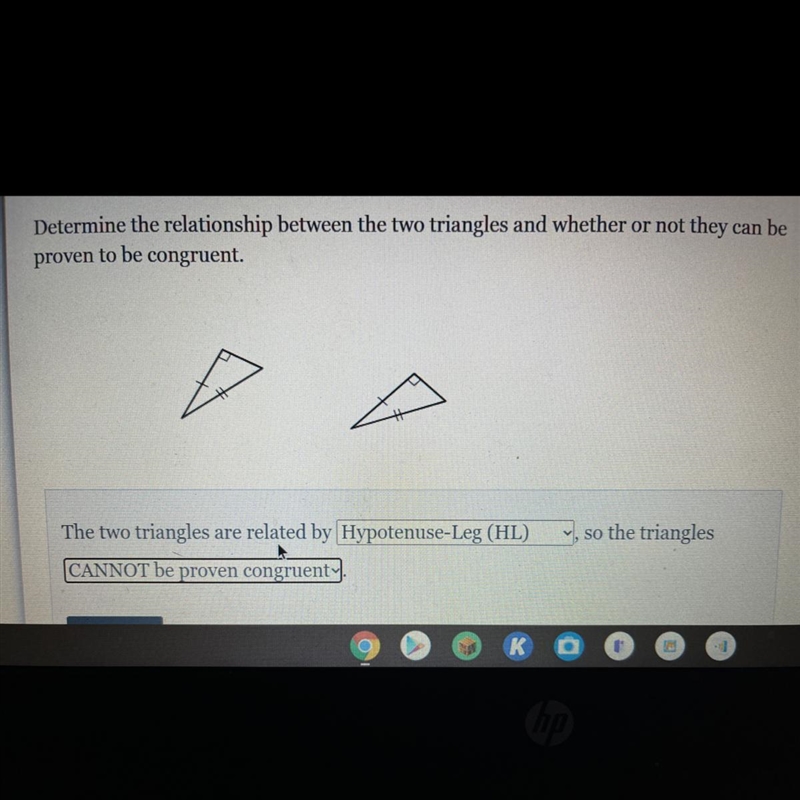 Whether or not they can be proven to be congruent.-example-1