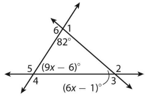 What is the measure of \angle 1?, What is the measure of \angle 2?, What is the measure-example-1