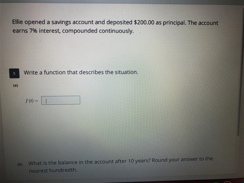 Ellie opened a savings account and deposited $200.00 as principal. The account earns-example-1