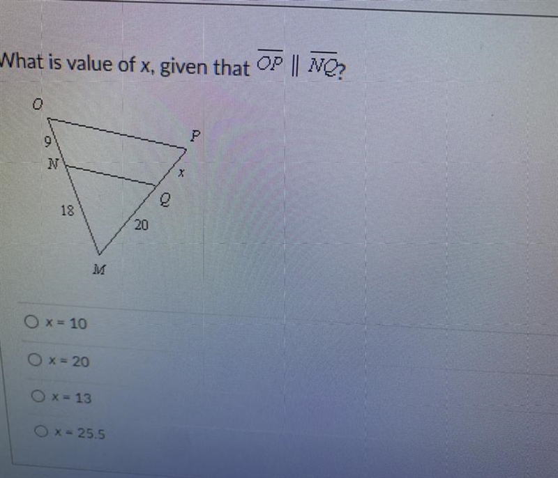 What is the value of x-example-1