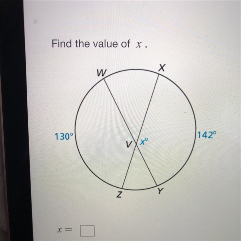 Find the value of x and show all steps pretty please-example-1