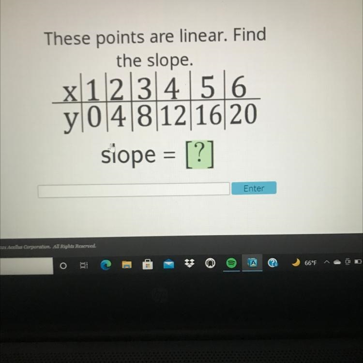 Help pleasssse find the slope-example-1