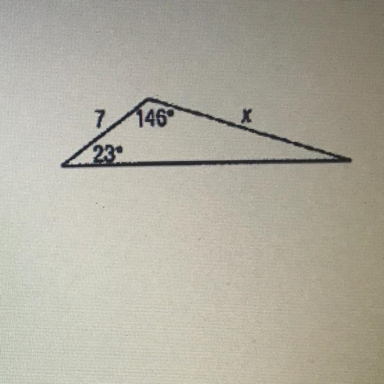 Find x to the nearest tenth-example-1