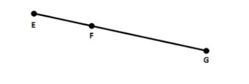 Number Lines F is between E and G. EF= 9 and FG= 11. what is the length of EG?-example-1