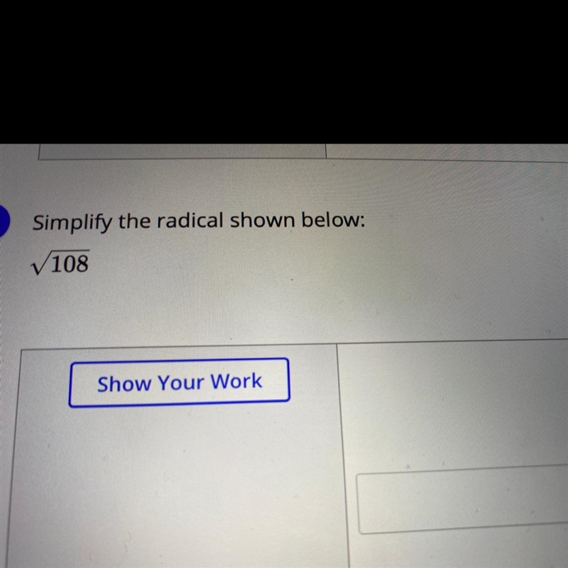 Simplify the radical-example-1