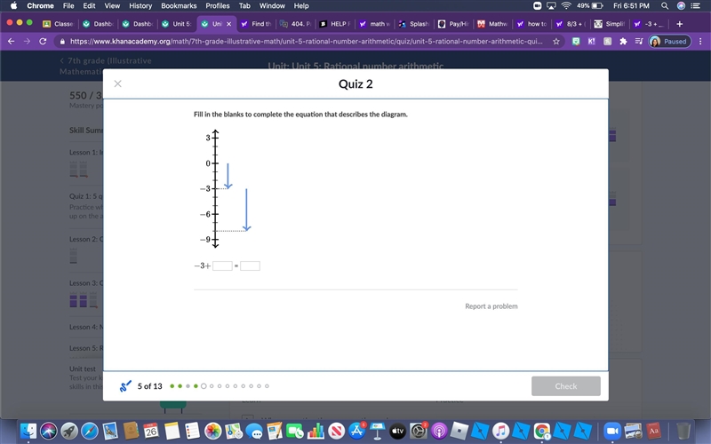 PLEASE HURRY!!! Fill in the blanks to complete the equation that describes the diagram-example-1